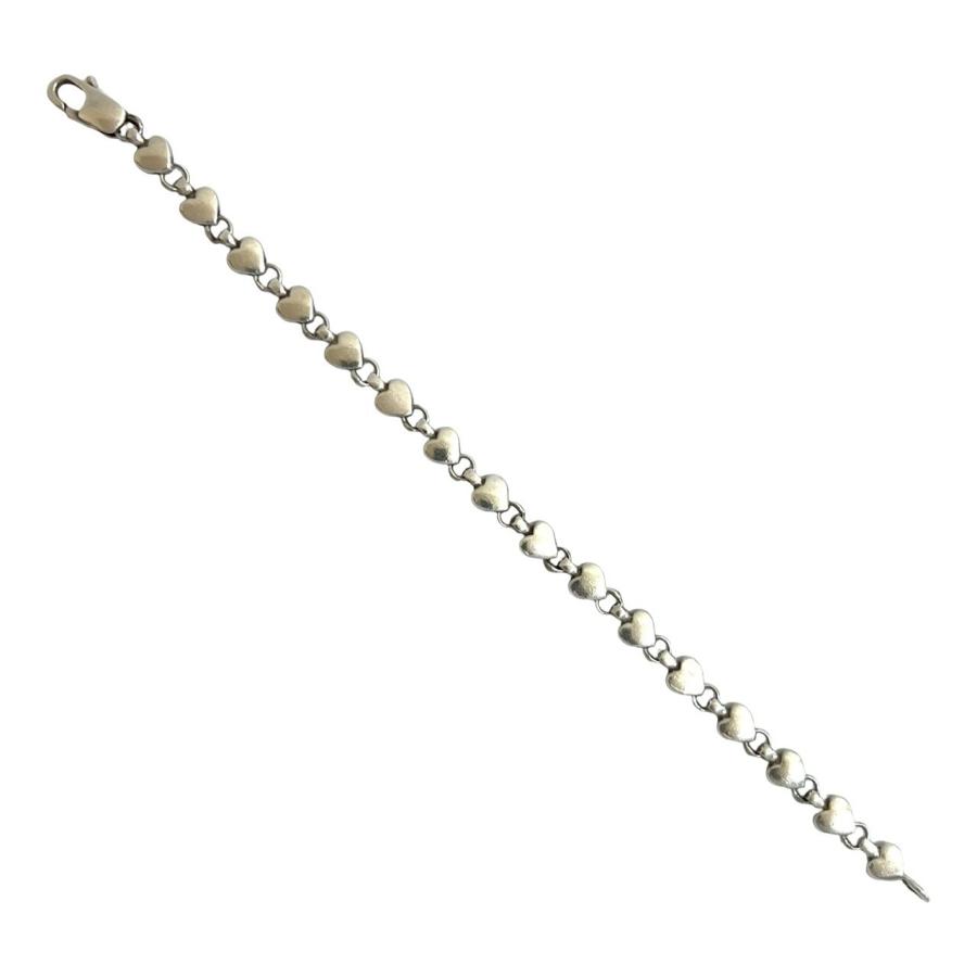 【美品】19cm ティファニー パフハート ブレスレット シルバー925 楽天市場】ティファニー TIFFANY&Co. パフハート ブレスレット