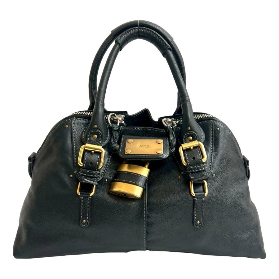 Chloe（クロエ） 極 美品 希少品 パディントン ロゴ 刻印 南京錠 金具
