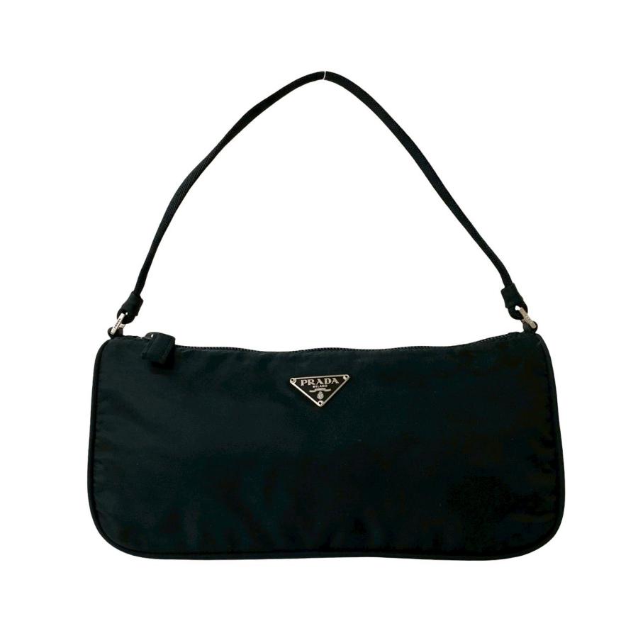 PRADA（プラダ） 極 美品 三角ロゴ 金具 プレート テスート