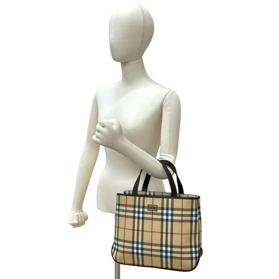 BURBERRY（バーバリー） 未使用保管品 ノバチェック 柄 ロゴ レザー 本