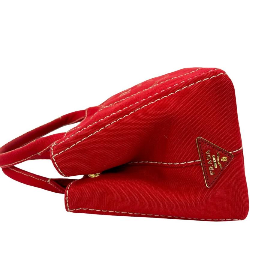 PRADA（プラダ） ほぼ未使用 袋付き カナパ ロゴ チェック柄