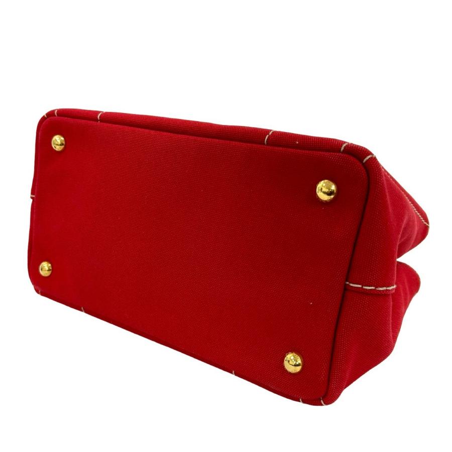 PRADA（プラダ） ほぼ未使用 袋付き カナパ ロゴ チェック柄