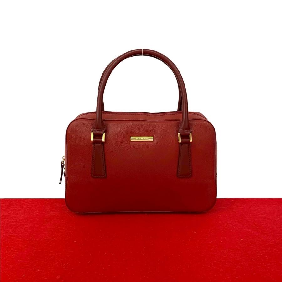 バーバリー ノバチェック ハンドバッグ ロゴ金具 ミニボストンバッグ BURBERRY - バーバリー ノバチェック ハンドバッグ ミニボストンバッグ