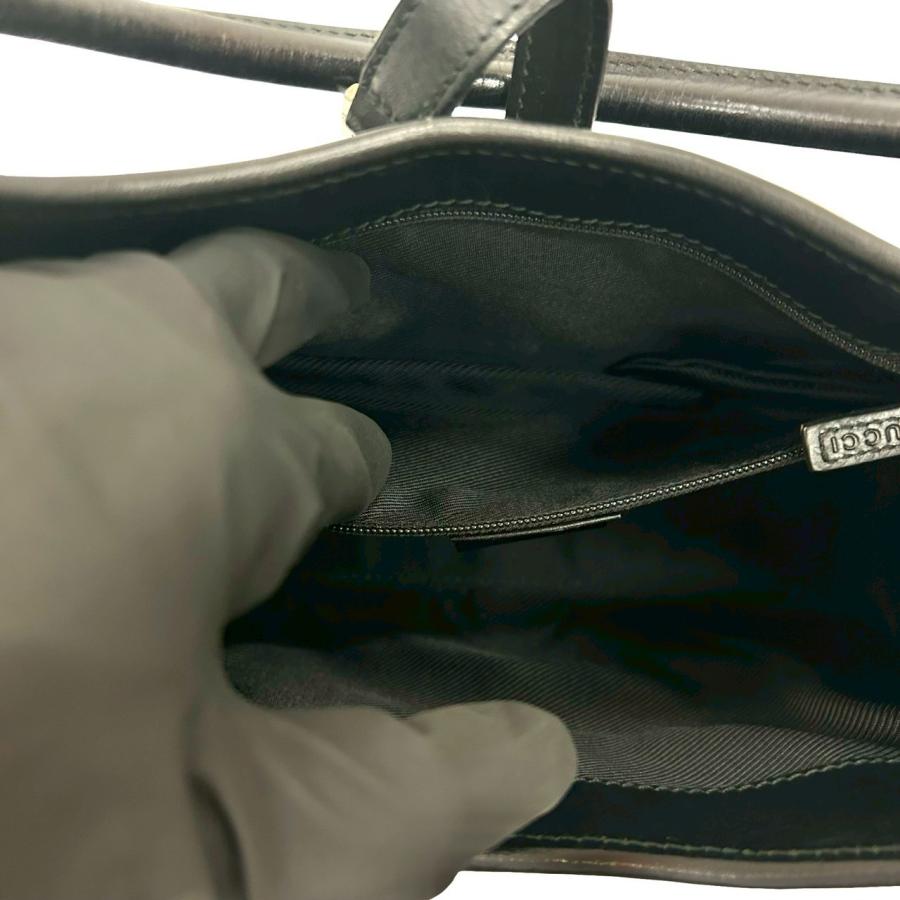 GUCCI（グッチ） 極 美品 袋付き ジャッキー 金具 GG 柄 レザー 本革