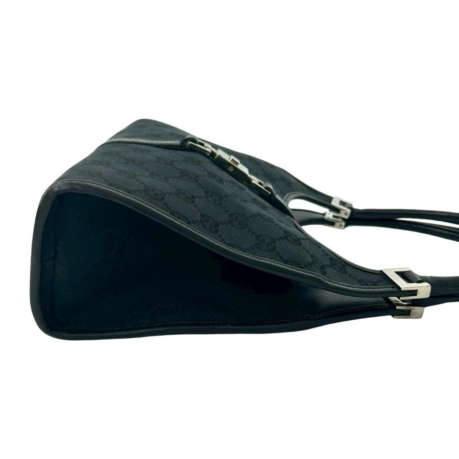 GUCCI（グッチ） 極 美品 袋付き ジャッキー 金具 GG 柄 レザー 本革