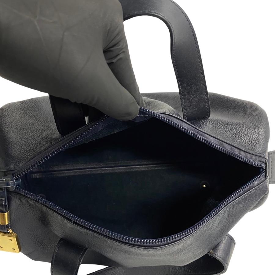 LOEWE（ロエベ） 極 美品 レア品 アナグラム ロゴ レザー 本革