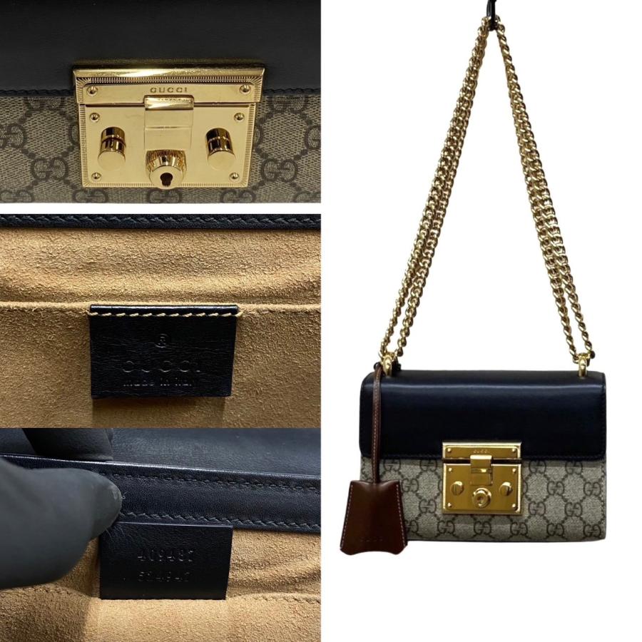 GUCCI（グッチ） 未使用保管品 保存袋付 パドロック GG スモール
