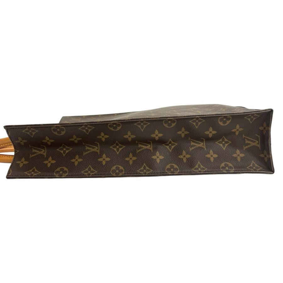 極 美品 LOUIS VUITTON ルイヴィトン ヴィンテージ サックプラ レザー ハンドバッグ トートバッグ ビジネスバッグ A4収納可 ブラウン 70604の画像