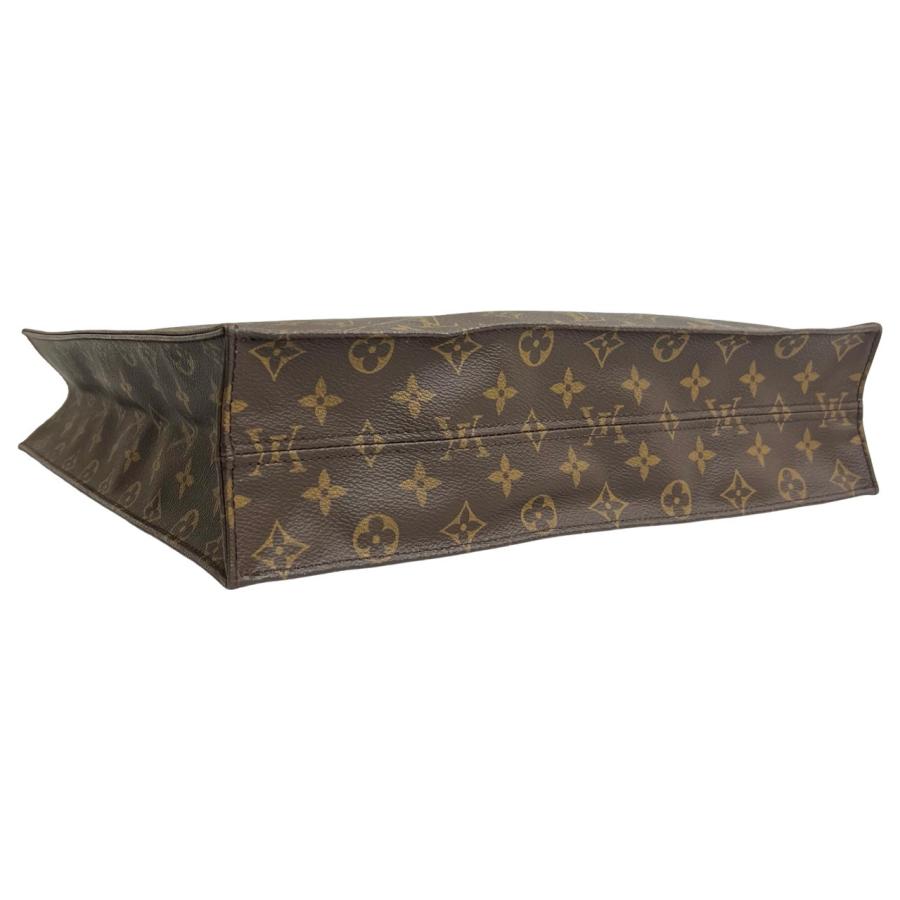 極 美品 LOUIS VUITTON ルイヴィトン ヴィンテージ サックプラ レザー ハンドバッグ トートバッグ ビジネスバッグ A4収納可 ブラウン 70604の画像