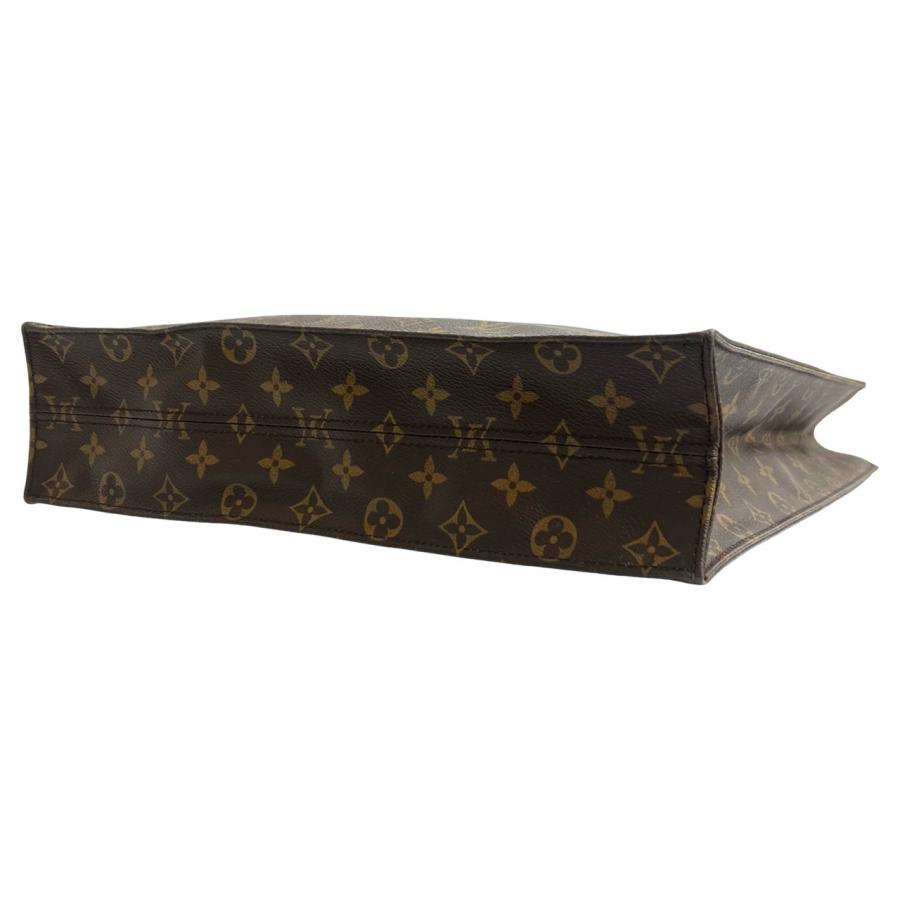 極 美品 LOUIS VUITTON ルイヴィトン ヴィンテージ サックプラ レザー ハンドバッグ トートバッグ ビジネスバッグ A4収納可 ブラウン 70604の画像