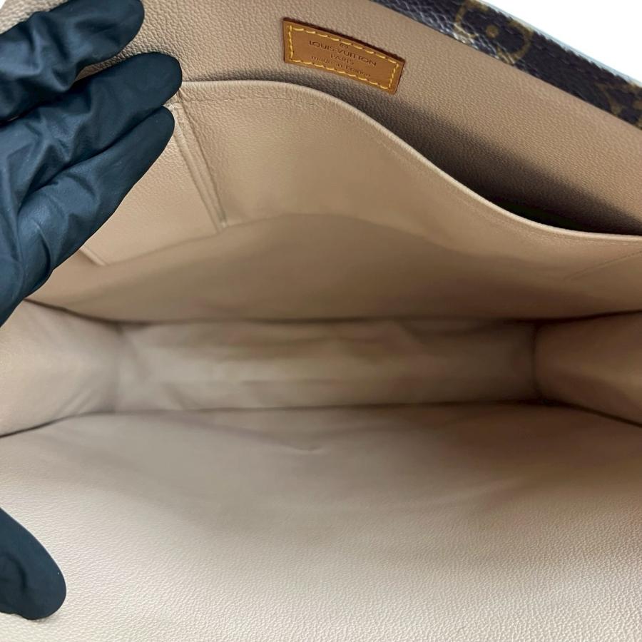 極 美品 LOUIS VUITTON ルイヴィトン ヴィンテージ サックプラ レザー ハンドバッグ トートバッグ ビジネスバッグ A4収納可 ブラウン 70604の画像