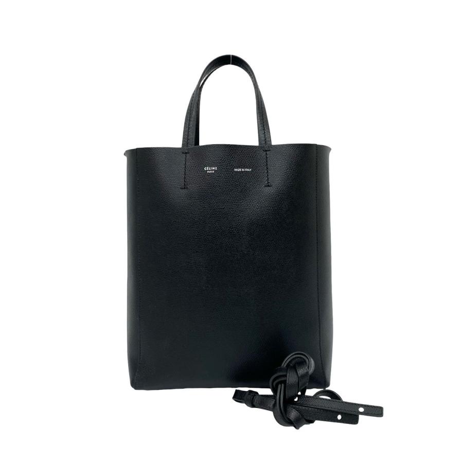 CELINE（セリーヌ） 極 美品 バーティカルカバ スモール レザー 本革 
