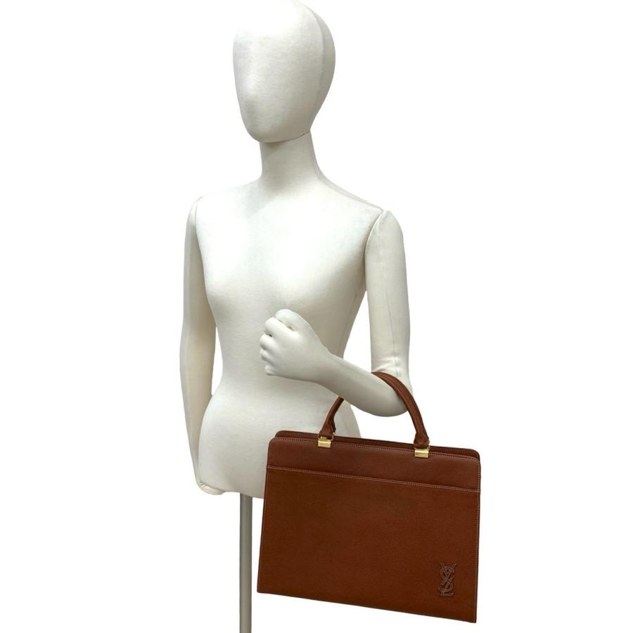 Yves Saint Laurent（イヴ・サンローラン） 極 美品 YSL ステッチ ロゴ