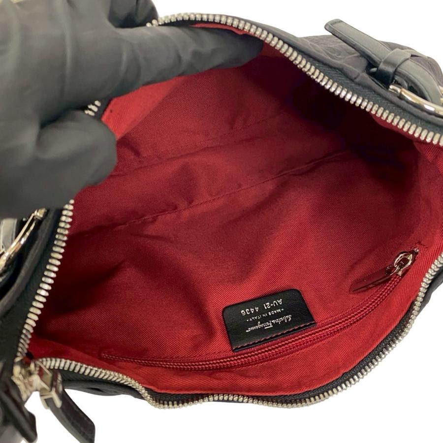 極 美品 Salvatore Ferragamo サルヴァトーレフェラガモ ガンチーニ 総