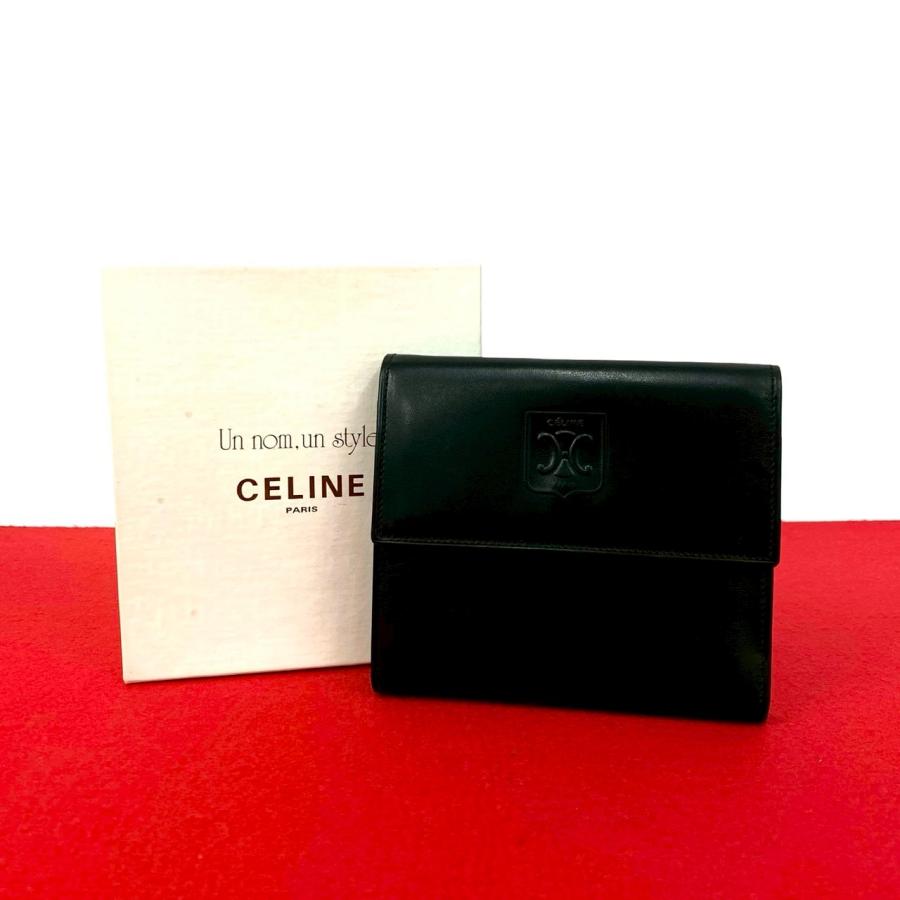 CELINE（セリーヌ） 極 美品 保存箱付 ブラゾン トリオンフ エンボス