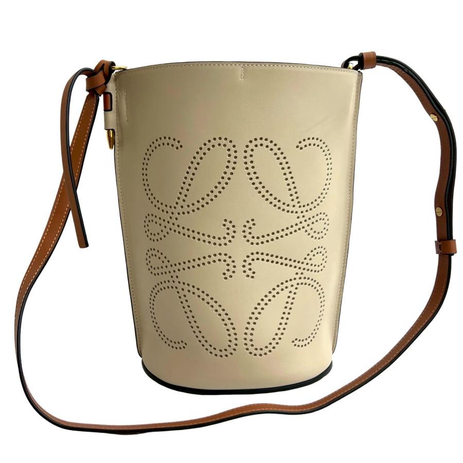 LOEWE（ロエベ） 極 美品 袋付き アナグラム ゲートバケット ロゴ 