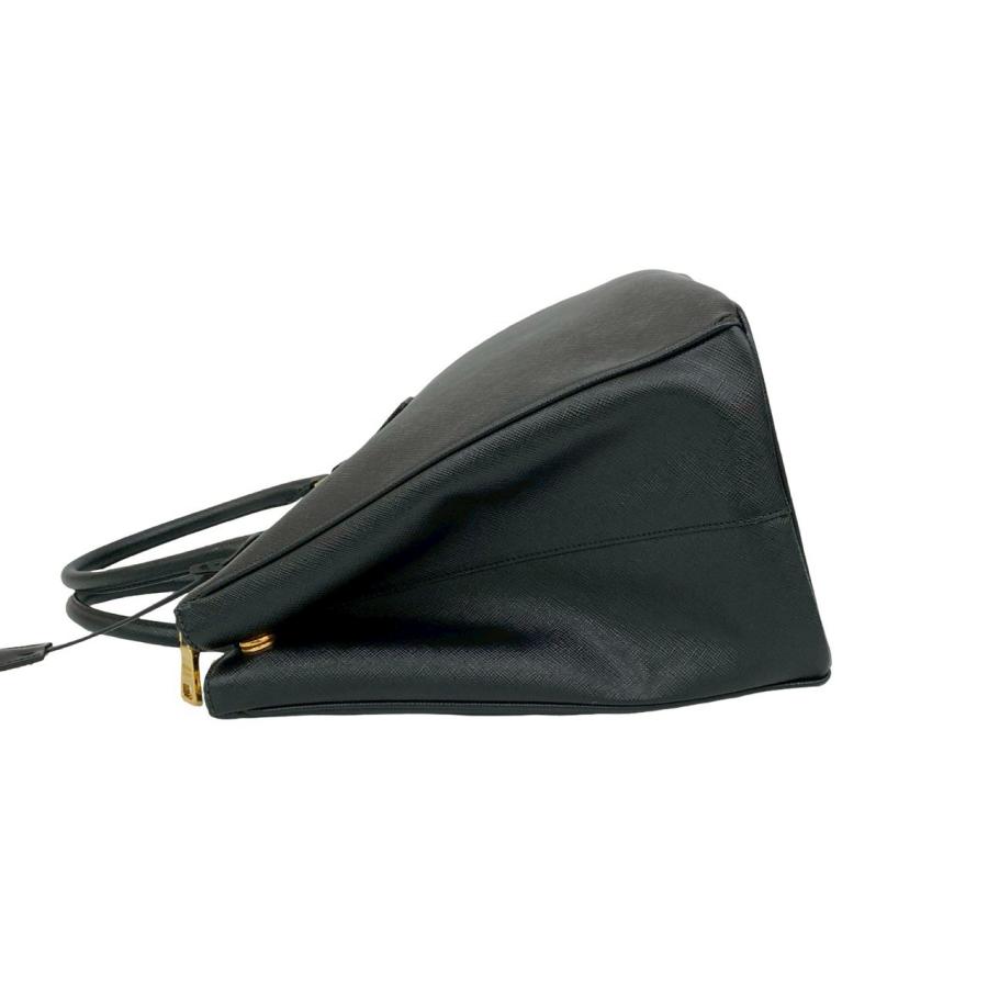 PRADA（プラダ） 極 美品 袋付き ガレリア 三角ロゴ 金具 サフィアーノ