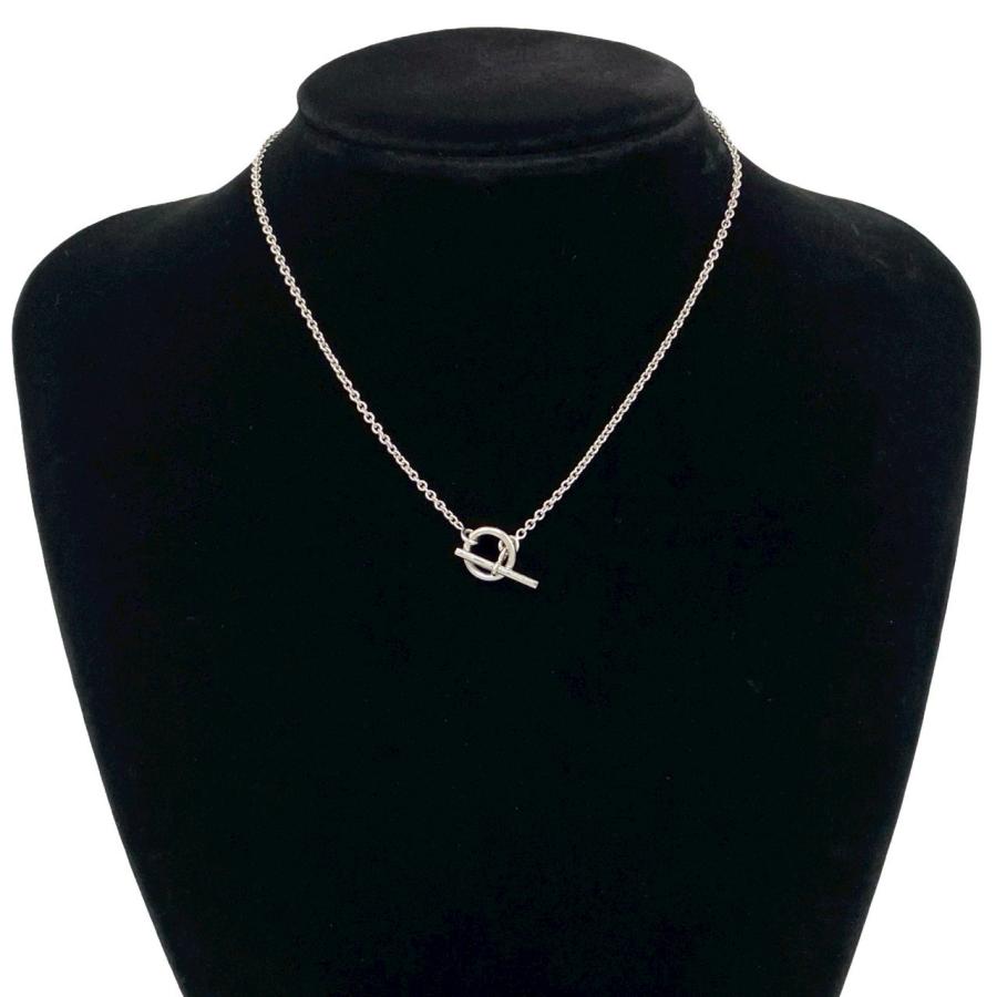 HERMES（エルメス） 極 美品 希少品 エシャペ ネックレス K18ホワイト