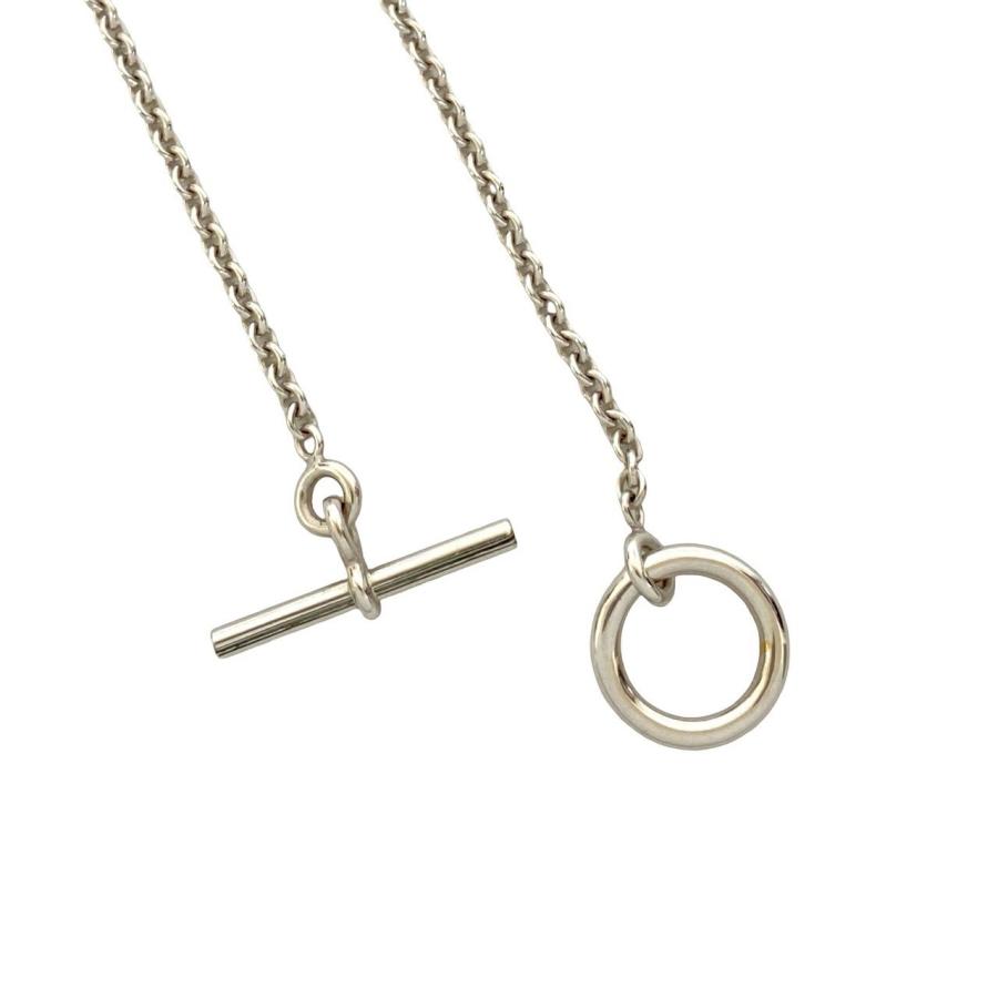 HERMES（エルメス） 極 美品 希少品 エシャペ ネックレス K18ホワイト