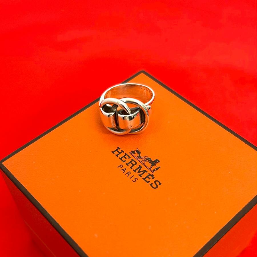 HERMES（エルメス） 極 美品 ドゥザノー リング シルバー925 指輪 10号