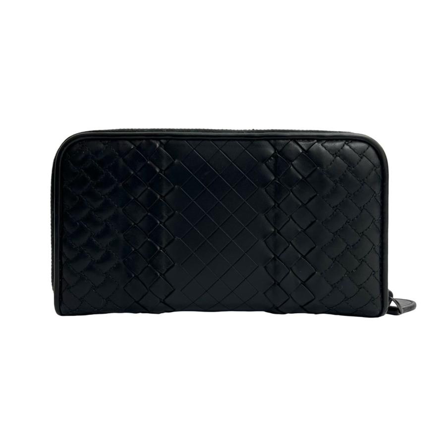 【極美品】ボッテガヴェネタ イントレチャート ラウンドファスナー ⻑財布　678 極 美品 BOTTEGA VENETA ボッテガヴェネタ イントレチャート レザー 本