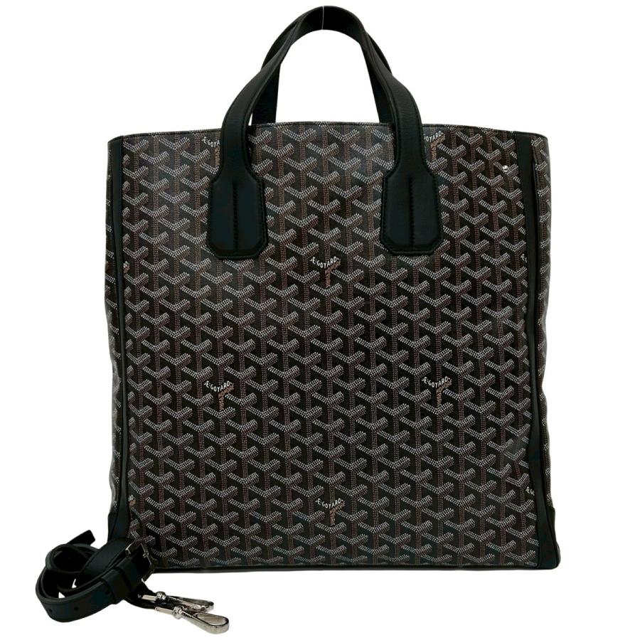 Goyard 黒 トートバッグ 保存袋付き GOYARD（ゴヤール） ほぼ未使用 袋付き サック ヴォルテール レザー