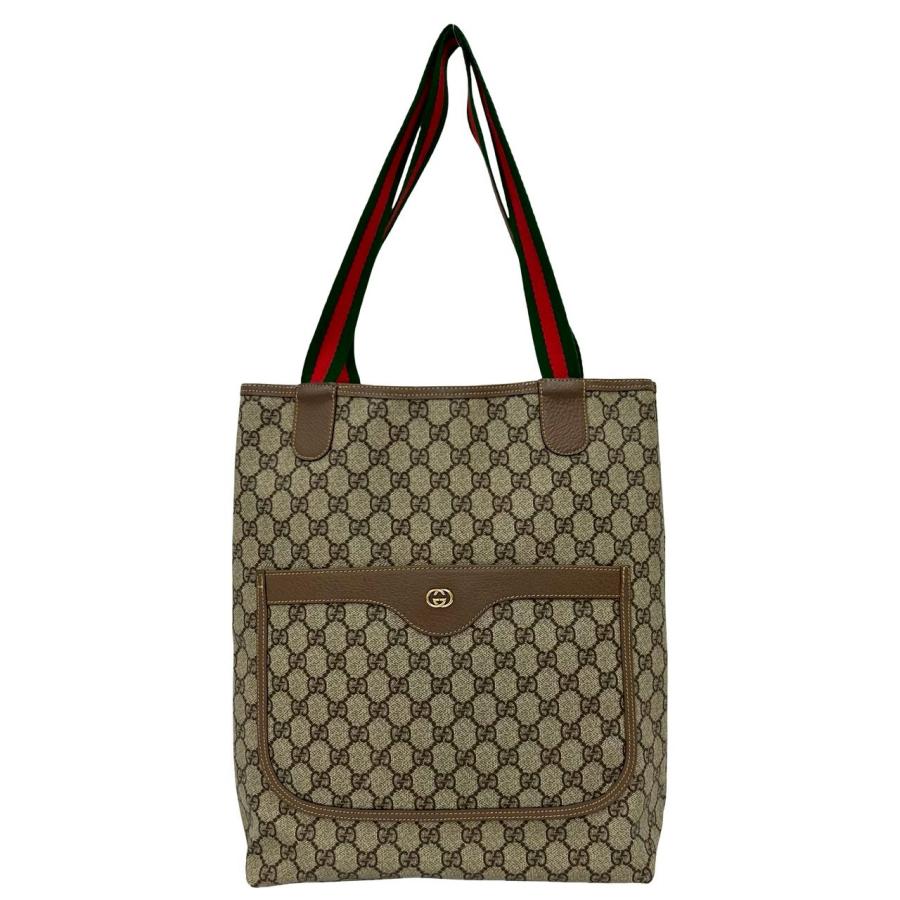 GUCCI（グッチ） 極 美品 オールドグッチ シェリーライン GG ロゴ 柄
