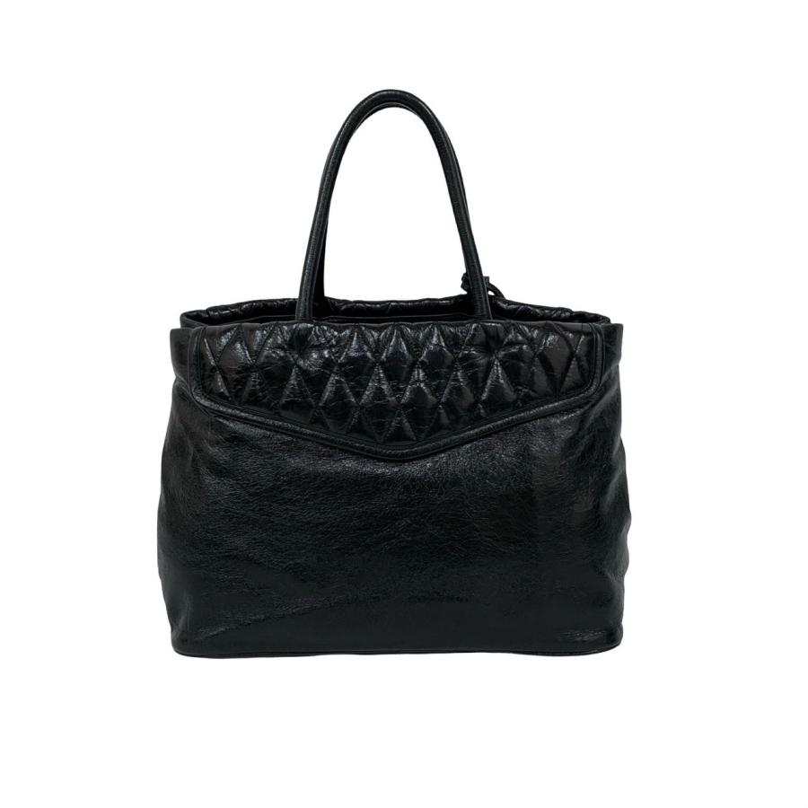 miu miu（ミュウミュウ） 極 美品 VIT.SHINE TRAP ロゴ 金具 レザー