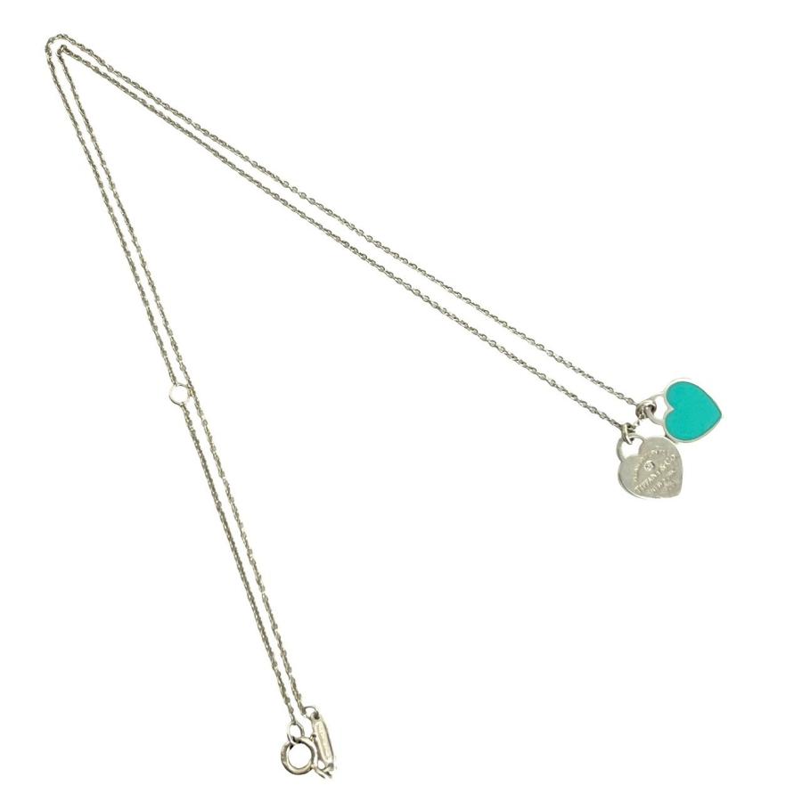TIFFANY&Co.（ティファニー） 極 美品 リターントゥ ブルー ダブル