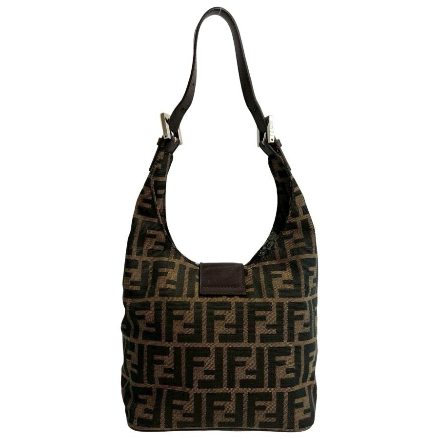 FENDI（フェンディ） 極 美品 ズッカ FF 柄 ロゴ 金具 キャンバス