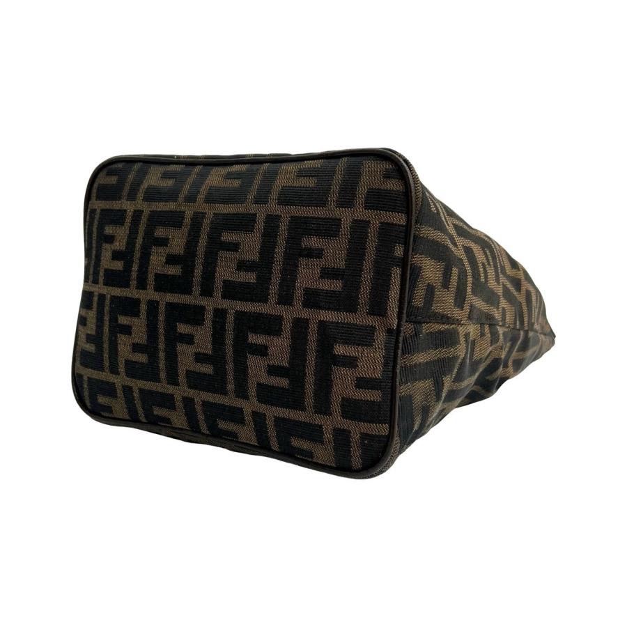FENDI（フェンディ） 極 美品 ズッカ FF 柄 ロゴ 金具 キャンバス