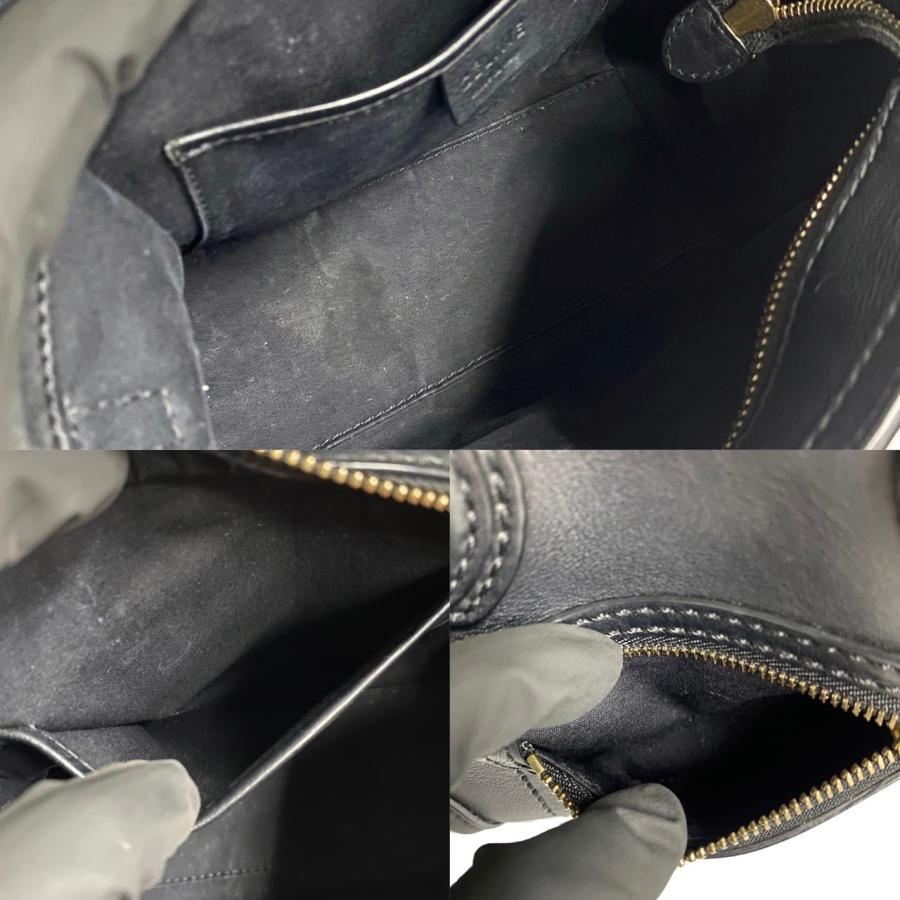 CELINE 極 美品 希少品 セリーヌ ラゲージ ナノ レザー ロゴ 本革 2way 