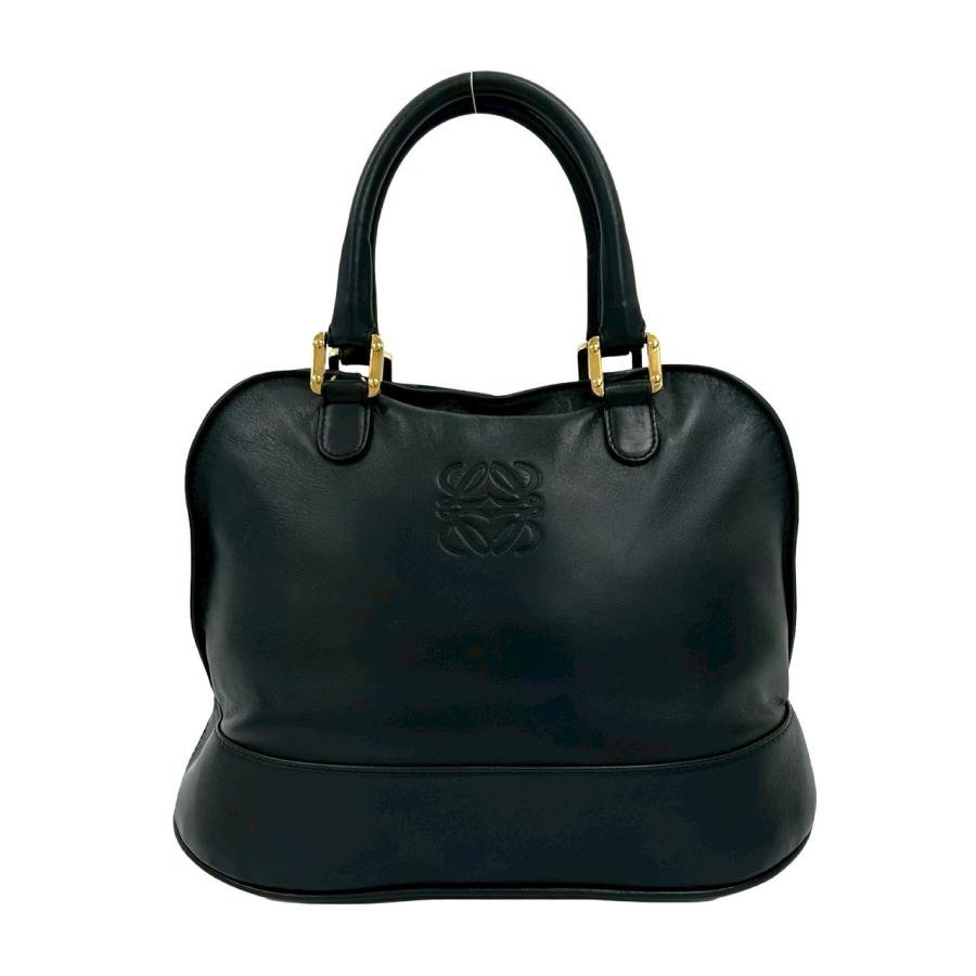 LOEWE（ロエベ） 極 美品 ヴィンテージ アナグラム ロゴ ナッパ レザー