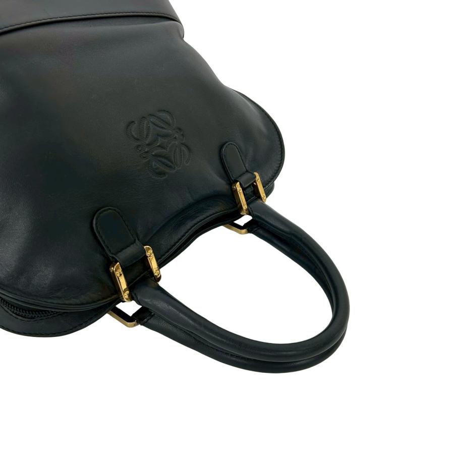 LOEWE（ロエベ） 極 美品 ヴィンテージ アナグラム ロゴ ナッパ レザー