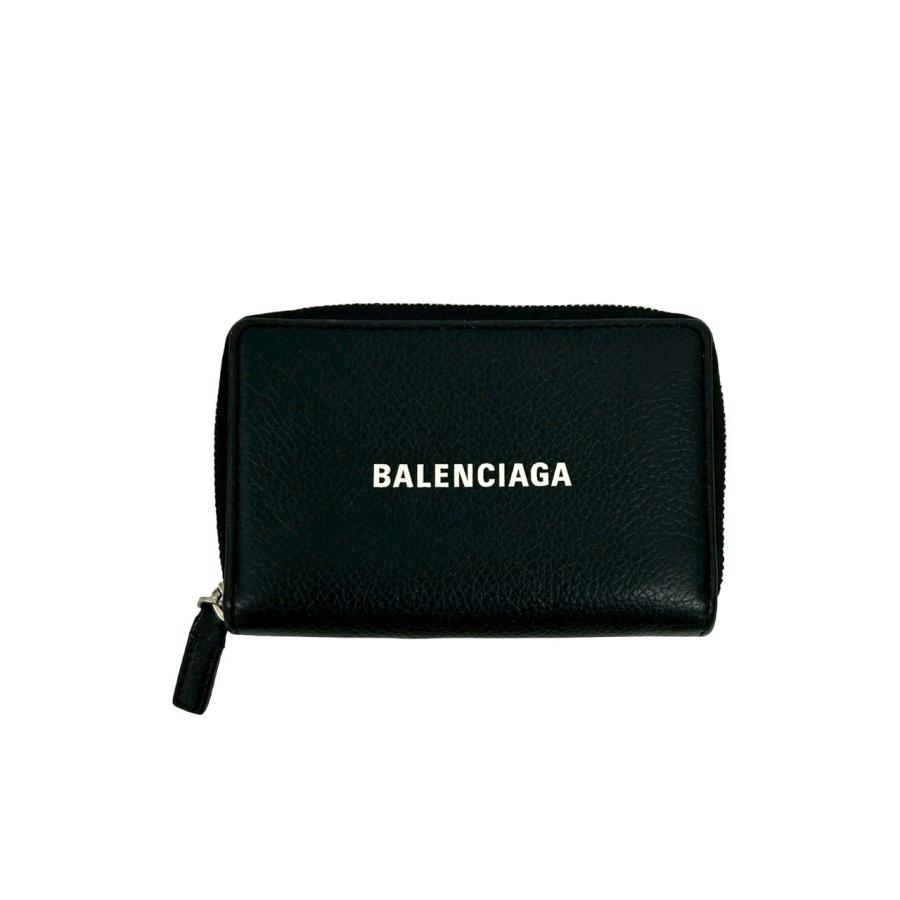 BALENCIAGA（バレンシアガ） ほぼ未使用 袋付き ロゴ レザー 本革 