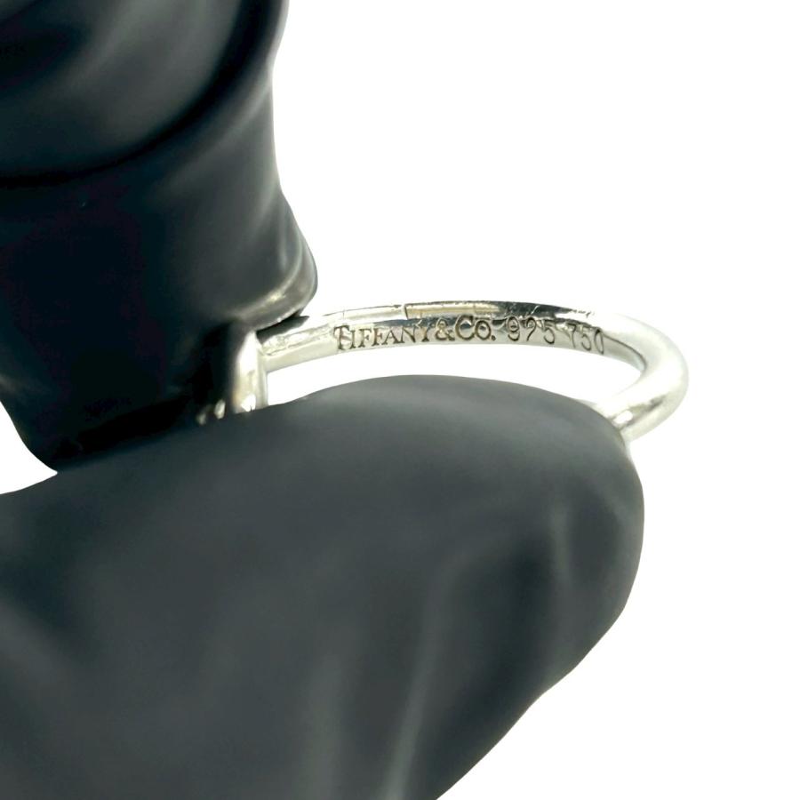 極 美品 TIFFANY&Co. ティファニー ラブノット リング フック＆アイ シルバー925 K18イエローゴールド 指輪 9号 シルバー ゴールド 40014_3