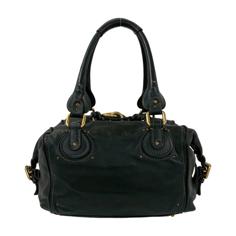 Chloe（クロエ） 極 美品 袋 鍵付き パディントン ロゴ 金具 スタッズ