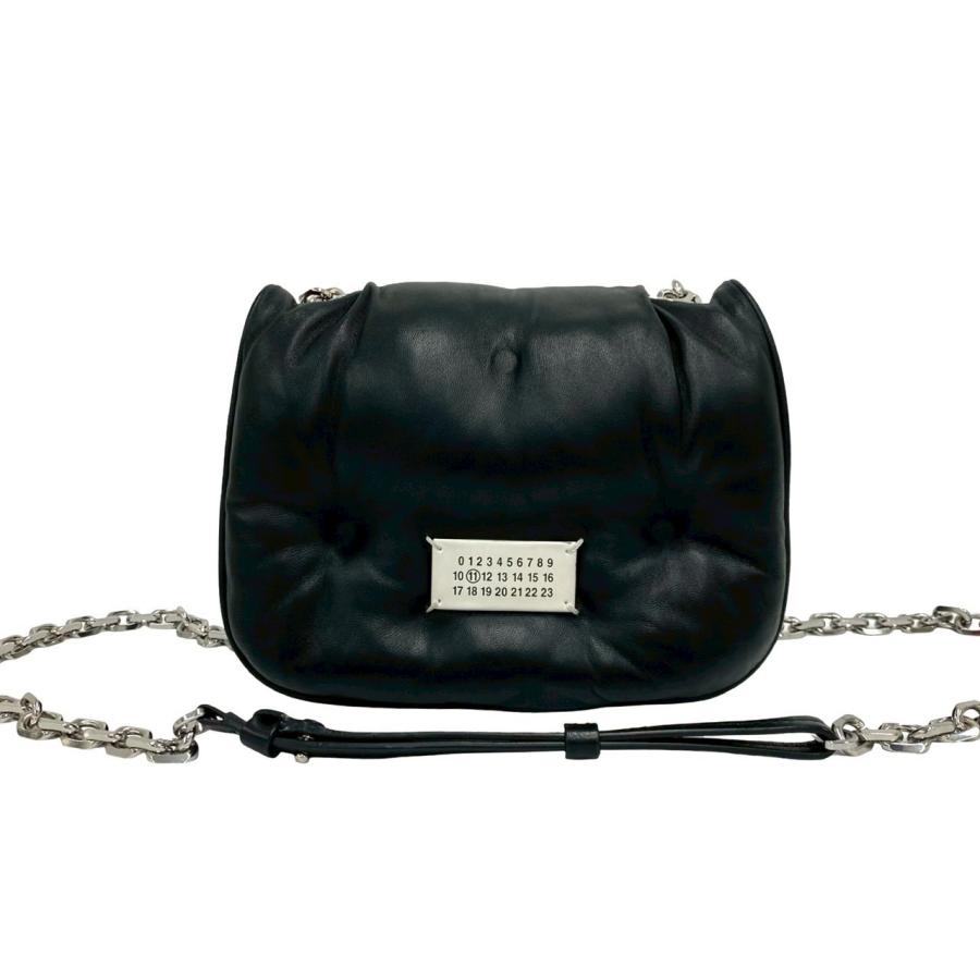【極美品】Maison Margiela Glam Slam バッグ 黒 極 美品 袋付き MAISON MARGIELA メゾンマルジェラ グラムスラム