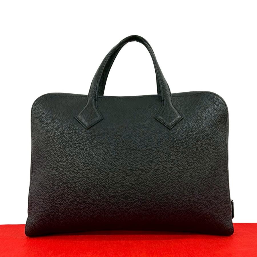 HERMES ブラックレザー ケース HERMES（エルメス） ほぼ未使用 HERMES D 刻印 ヴィクトリアライト