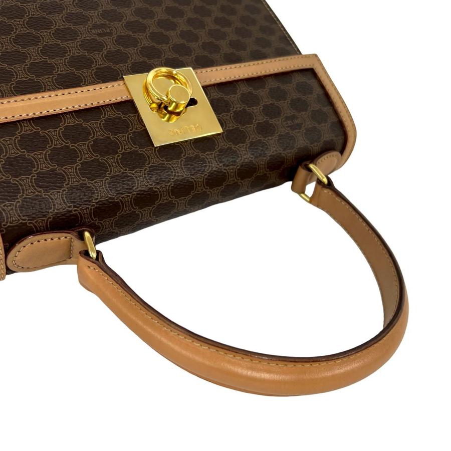 CELINE（セリーヌ） 極 美品 ヴィンテージ マカダム 柄 ロゴ リング