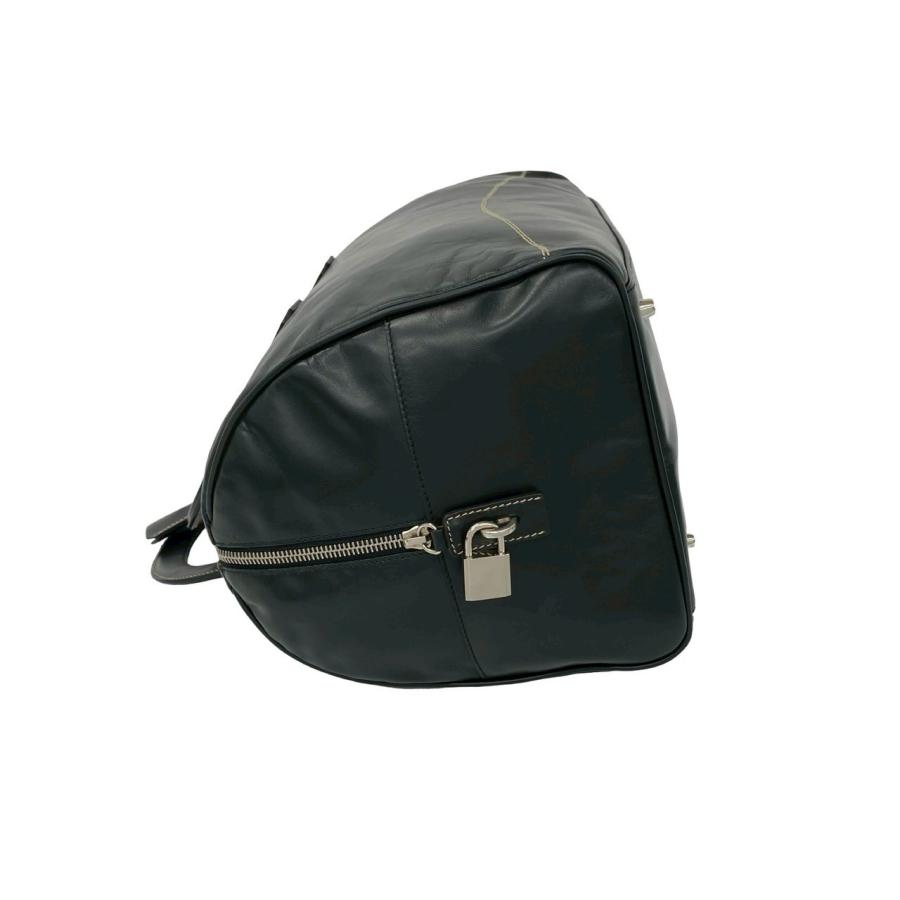 PRADA（プラダ） 極 美品 希少品 ロゴ 金具 ステッチ レザー 本革 2way