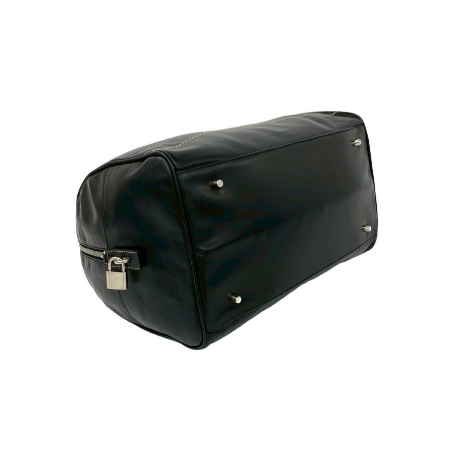 PRADA（プラダ） 極 美品 希少品 ロゴ 金具 ステッチ レザー 本革 2way