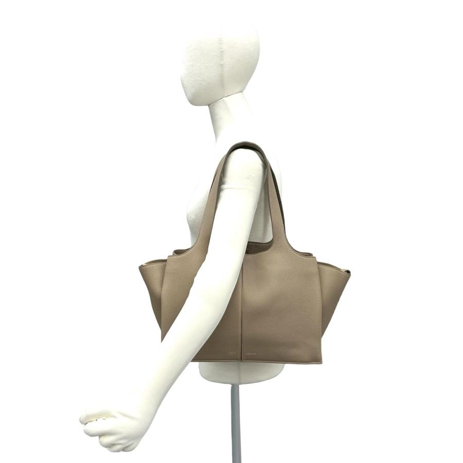 CELINE（セリーヌ） 極 美品 保存袋付 トライフォールド ロゴ レザー