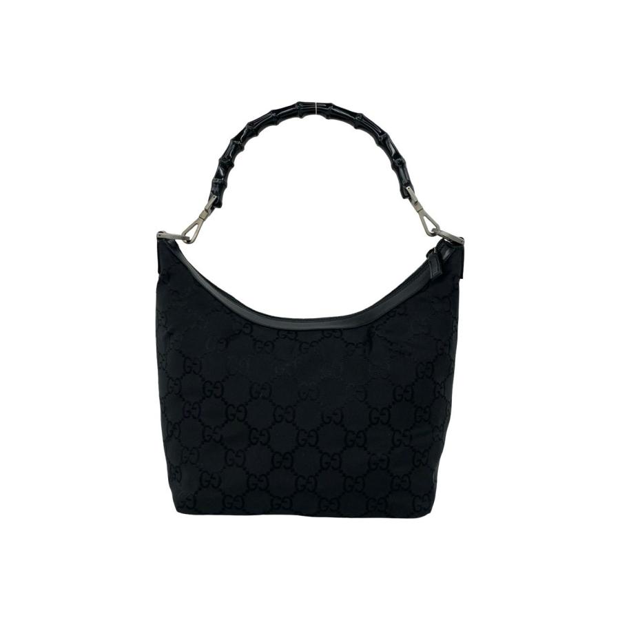 GUCCI（グッチ） 極 美品 袋付き バンブー GG ロゴ ナイロン レザー 本