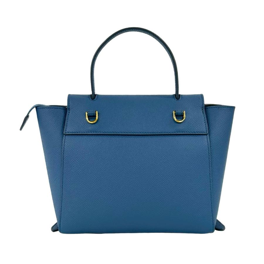 CELINE（セリーヌ） 極 美品 希少品 ベルトバッグ ナノ ロゴ レザー 本
