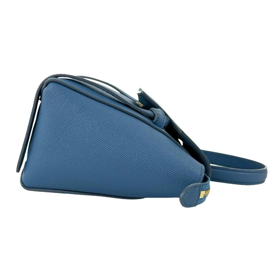 CELINE（セリーヌ） 極 美品 希少品 ベルトバッグ ナノ ロゴ レザー 本