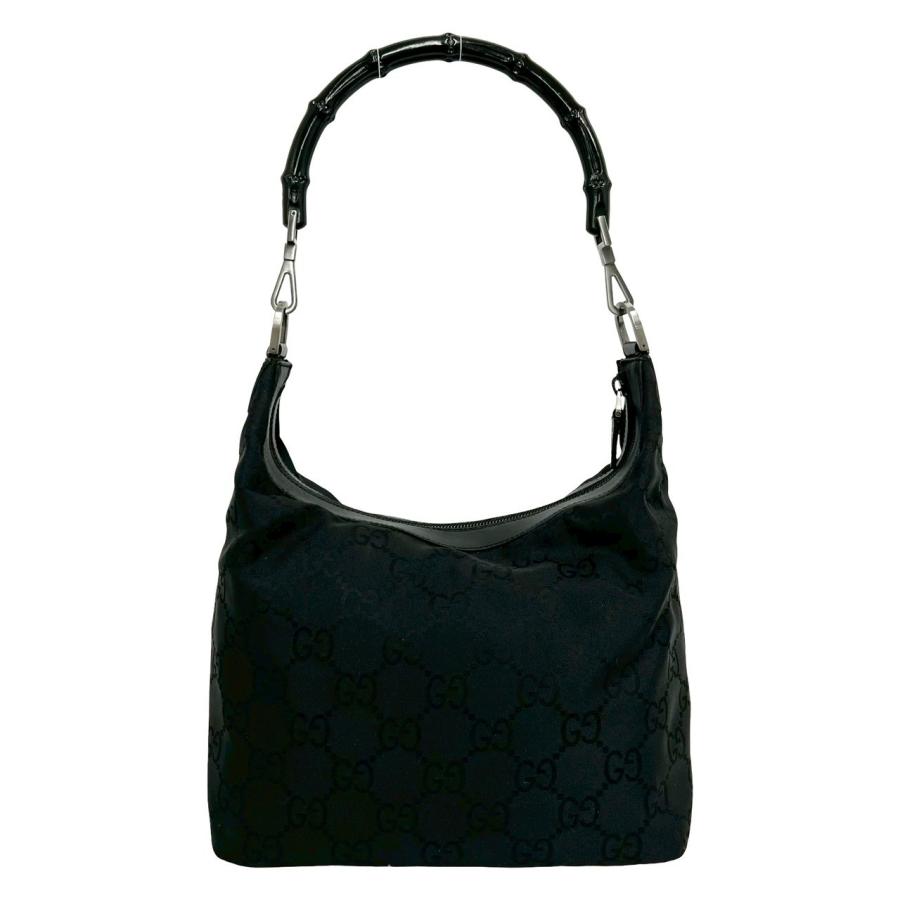 GUCCI（グッチ） 極 美品 GGキャンバス バンブー レザー ナイロン