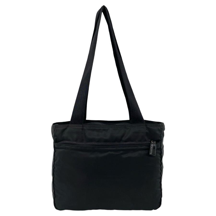 プラダ PRADA ハンドバッグ トートバッグ 三角ロゴ ナイロン 肩掛け 黒 PRADA（プラダ） 極 美品 希少品 三角ロゴ トライアングルロゴ 金具