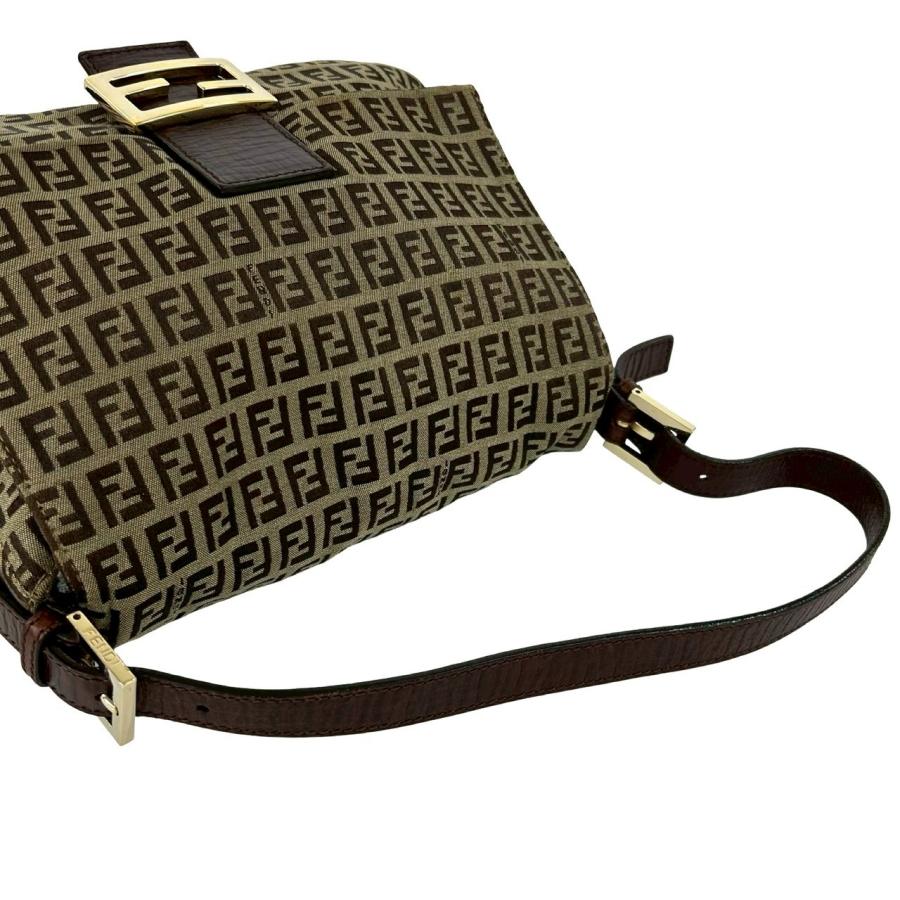 FENDI（フェンディ） 極 美品 袋付き ズッキーノ FF 柄 キャンバス