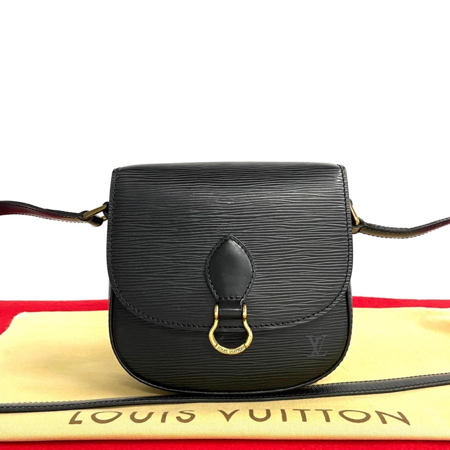 極 美品 LOUIS VUITTON ルイヴィトン ロゴ ミニ サンクルー エピ 